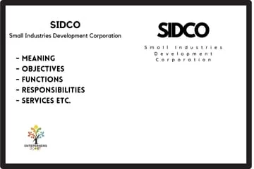 SIDCO In Entrepreneurship