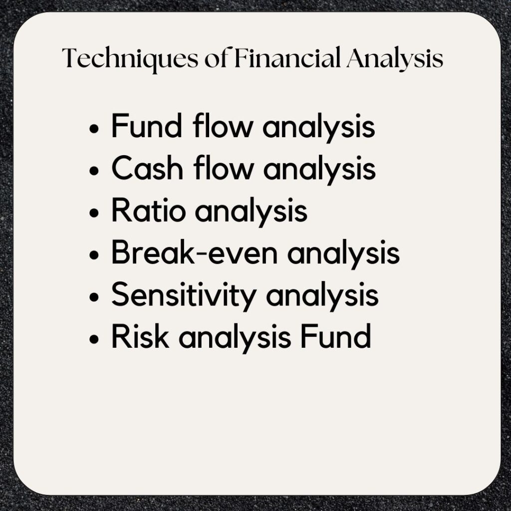 Techniques of Financial Analysis 