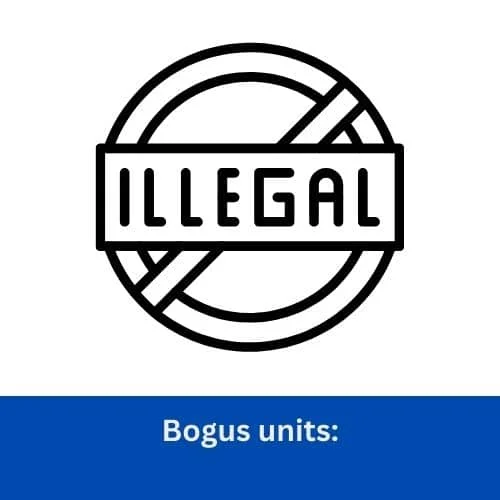 Bogus units