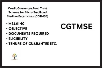 Credit Guarantee Fund Trust Scheme for Micro Small and Medium Enterprises (CGTMSE)