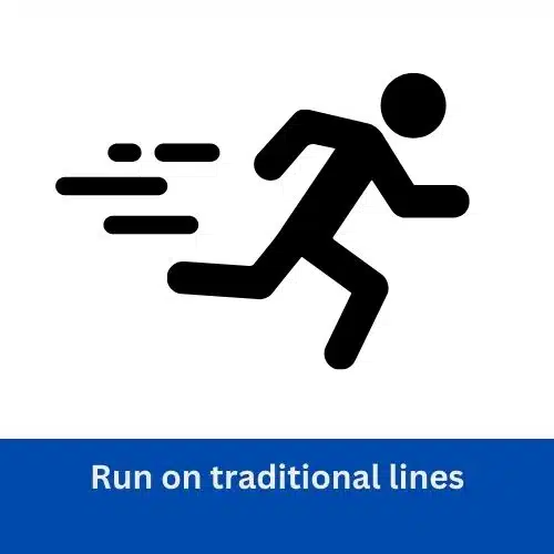 Run on traditional lines