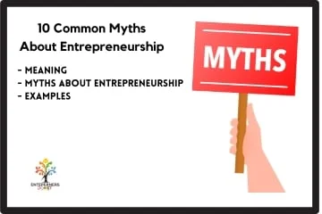 Myths About Entrepreneurship