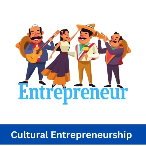 Logo for Cultural Entrepreneurship featuring a lightbulb with a globe inside, symbolizing creativity and global impact.